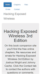 Mobile Screenshot of hackingexposedwireless.com